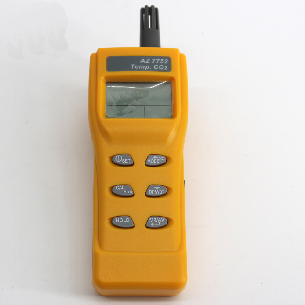 AZ7752 CO2 Meter tester Handheld Analyser Temp TEMPERATURE RH Meter #