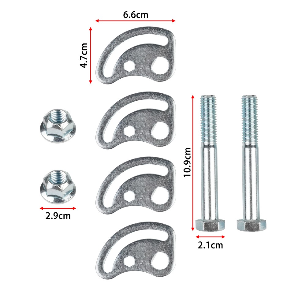 Front Upper Control Arm Alignment Camber Bolt Kit LH Driver or RH Passenger Side