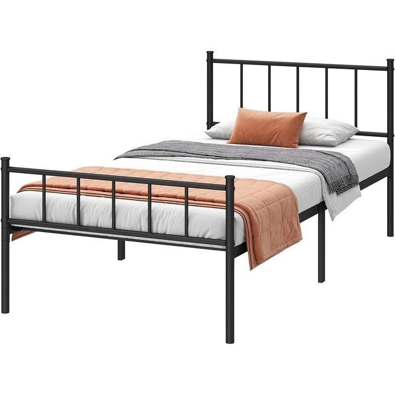 Durable Twin XL Bed Frame No Box Spring Needed Easy Assembly Strong Support New