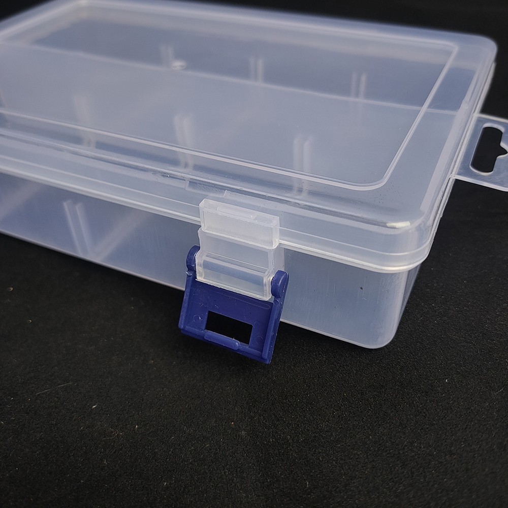 Adjustable 8 Grids Compartment Plastic Storage Box/ Screw Holder Case Organizer