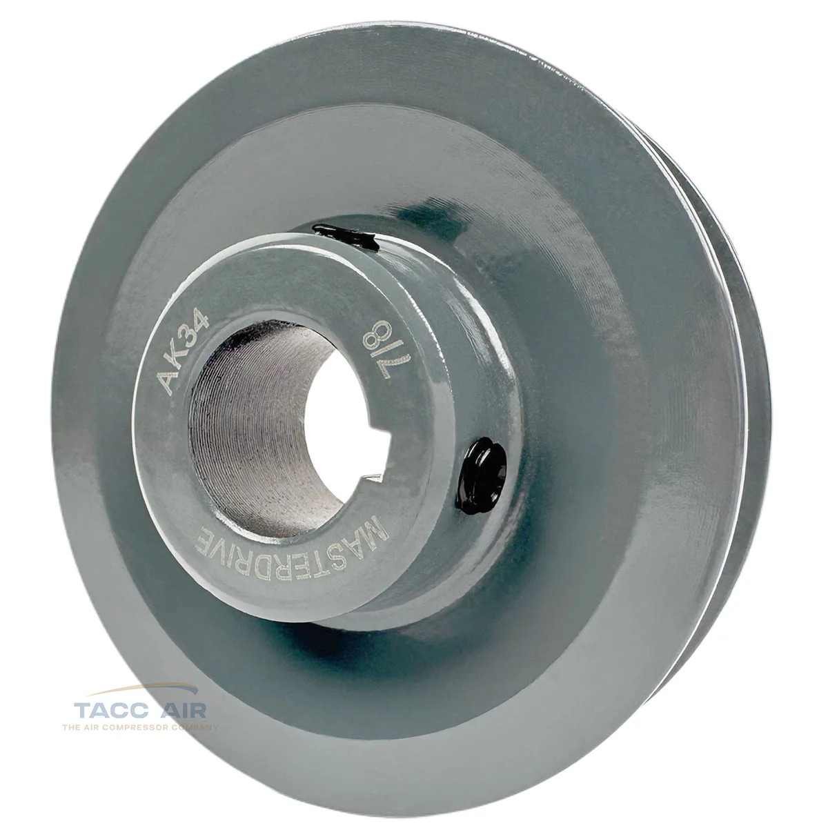 AK34-7/8 Cast Iron 3.5" Single Groove Pulley A Section V Belt 4L 7/8" Shaft Bore