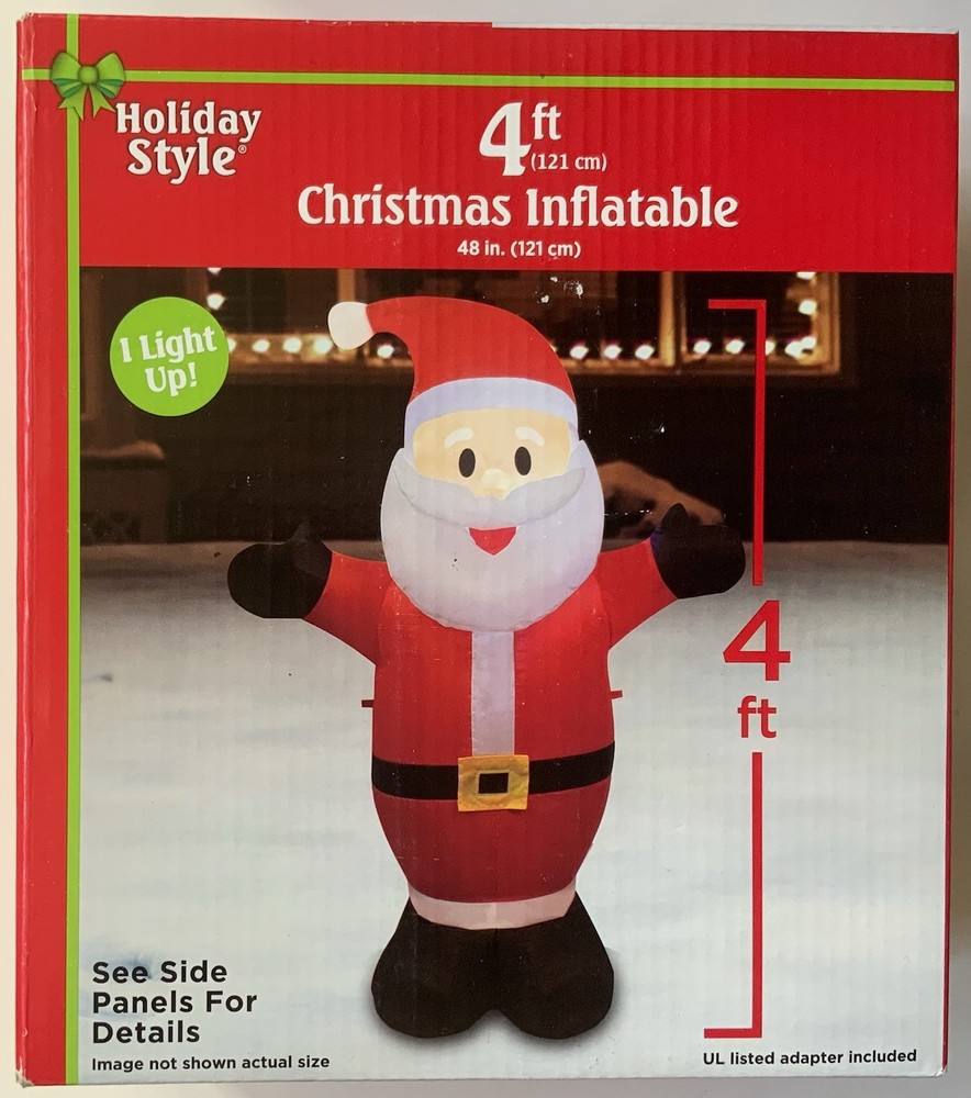 Christmas Inflatable Santa 4ft