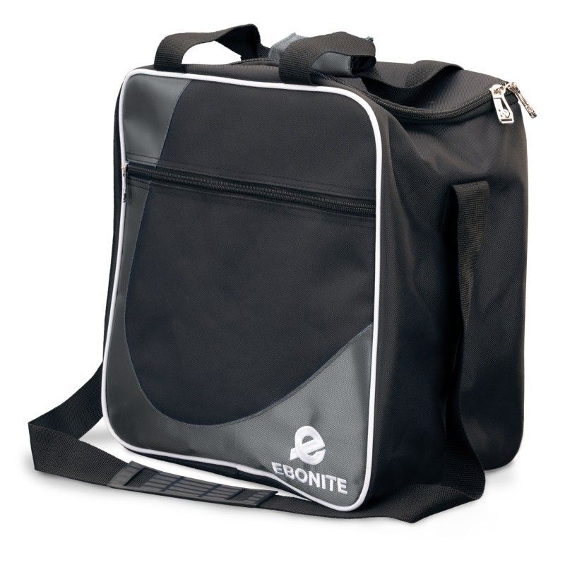 Ebonite Basic Single Tote Bowling Bag Black/Grey