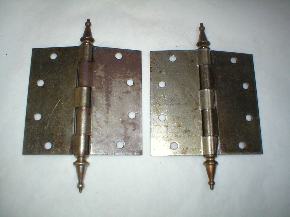 Antique Large Steeple Hinges