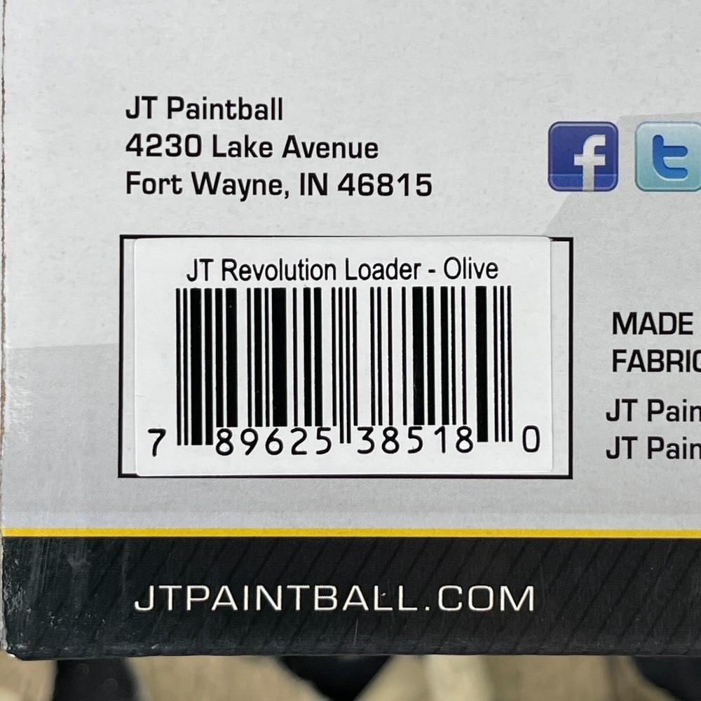 NEW JT Revolution Paintball Loader - Olive