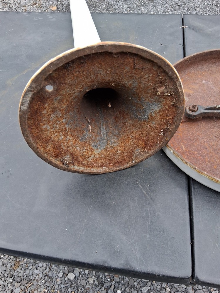 Vintage Cast Iron Bar Stool