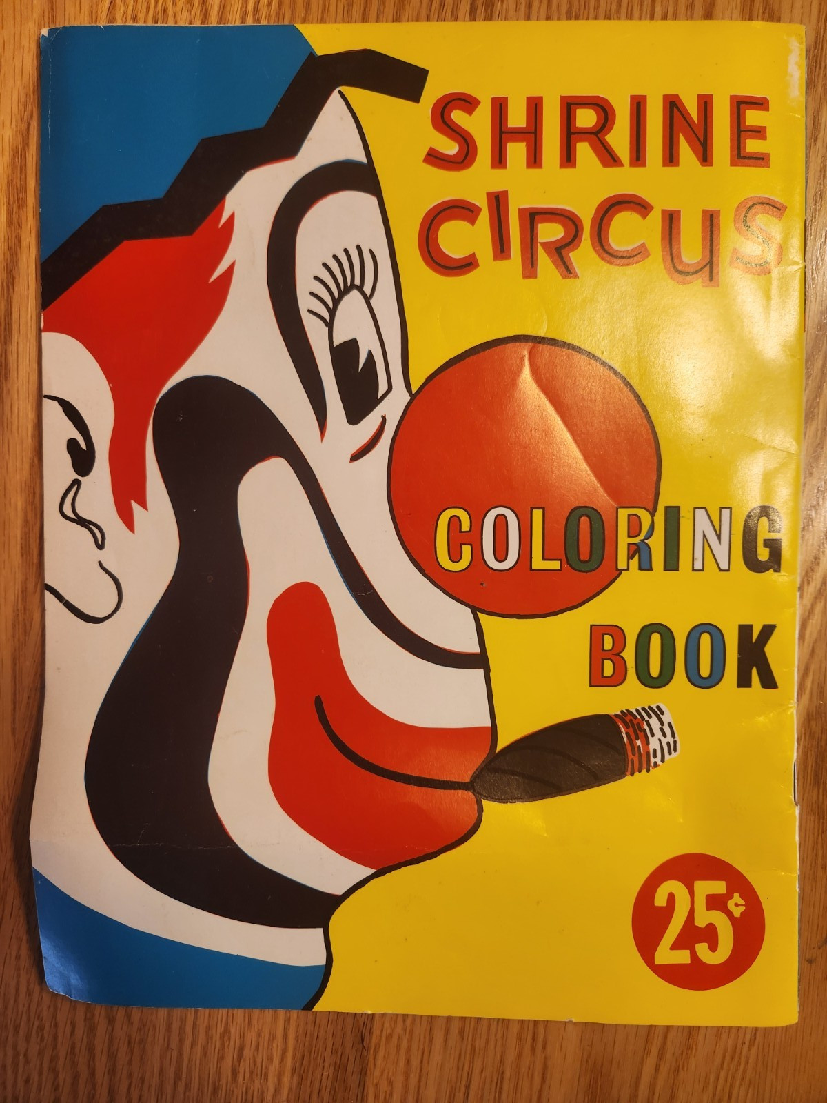 Shrine Circus 1964 Coloring Book