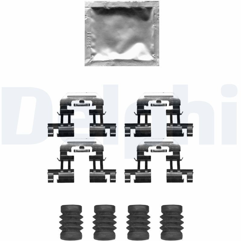 Accessory Kit, disc brake pad DELPHI LX0677