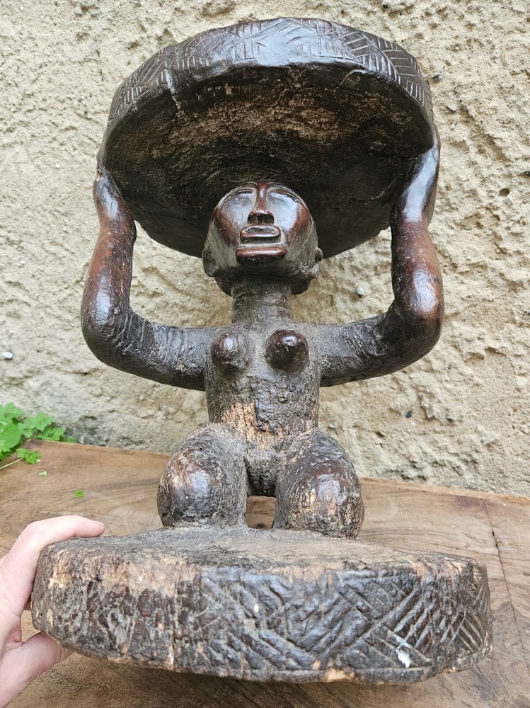 Royal Songye Seat from Congo