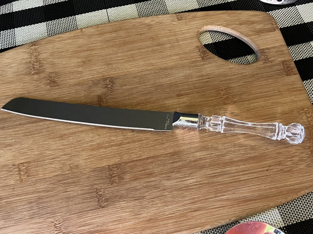 Wedding Cake Knife with Acrylic Handle