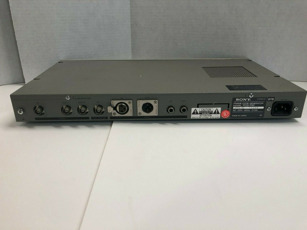 Sony Frame Code Generator FCG-700