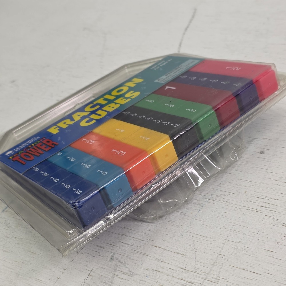 Learning Resources Fraction Tower Equivalency Colorful Cubes Math Concepts 51 Pc