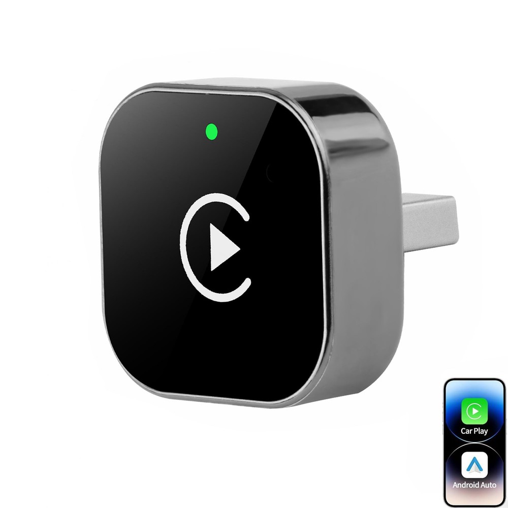 2-in-1 Wireless CarPlay Adapter for iPhone ＆ Wireless Android auto Adapter,20...