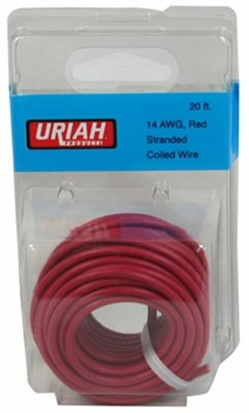 20" RED 14AWG Prim Wire