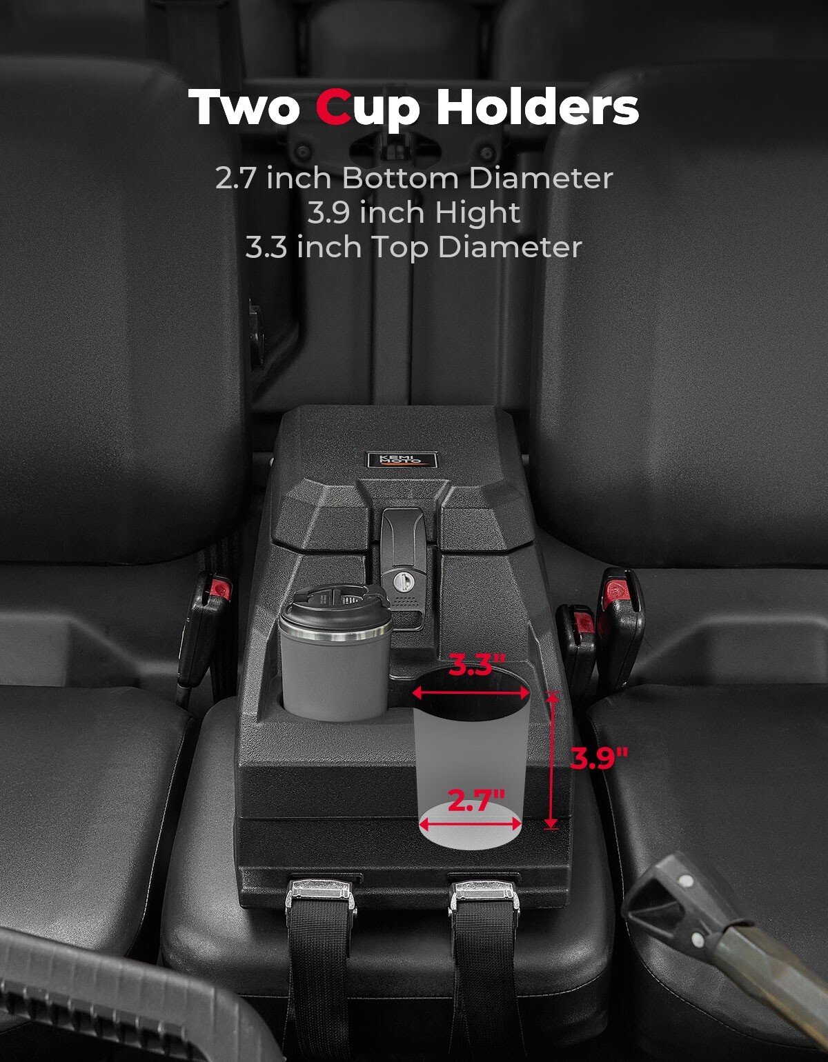 For Can am Defender HD5 HD7 HD8 HD9 HD10 Bench Seat Center Console Armrest Box