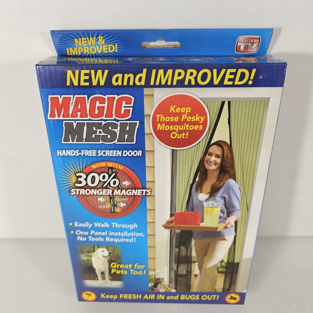Magic Mesh Screen Door Magnetic NEW AND IMPROVED
