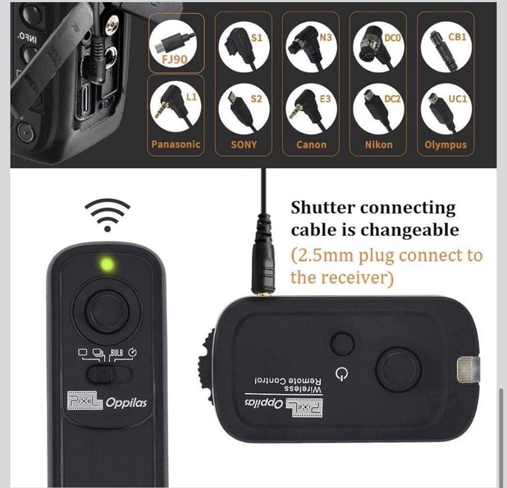 Pixel 2.4G Wireless Remote Control DC2 Remote Shutter Release Compatible with