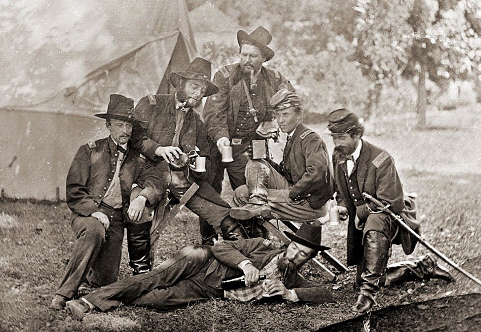 CIVIL WAR U.S. CAVALRY CAPTAIN'S SHOULDER STRAP - SINGLE