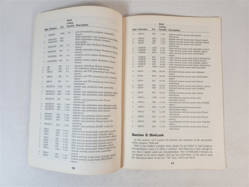 Documentation For Programming Access Tools To Accompany... Inside the IBM PC