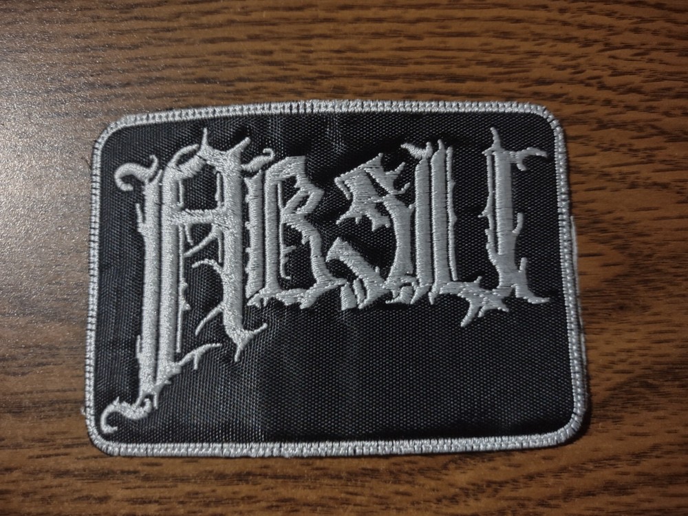 ABSU,SEW ON WHITE WITH WHITE BORDER EMBROIDERED PATCH