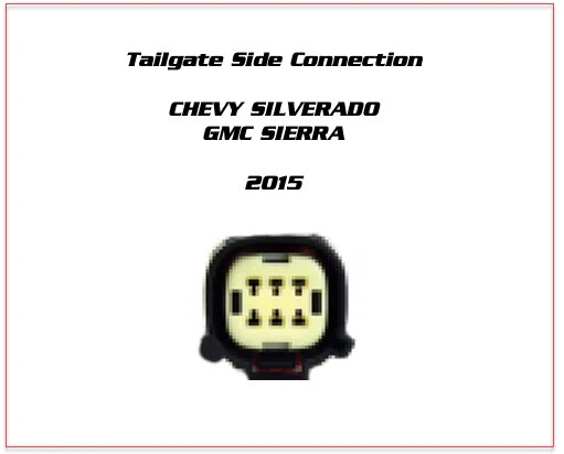 BringIt Tailgate Switchback Back-Up Camera GM Sierra / Silverado 2015 EL-SS-G2-B