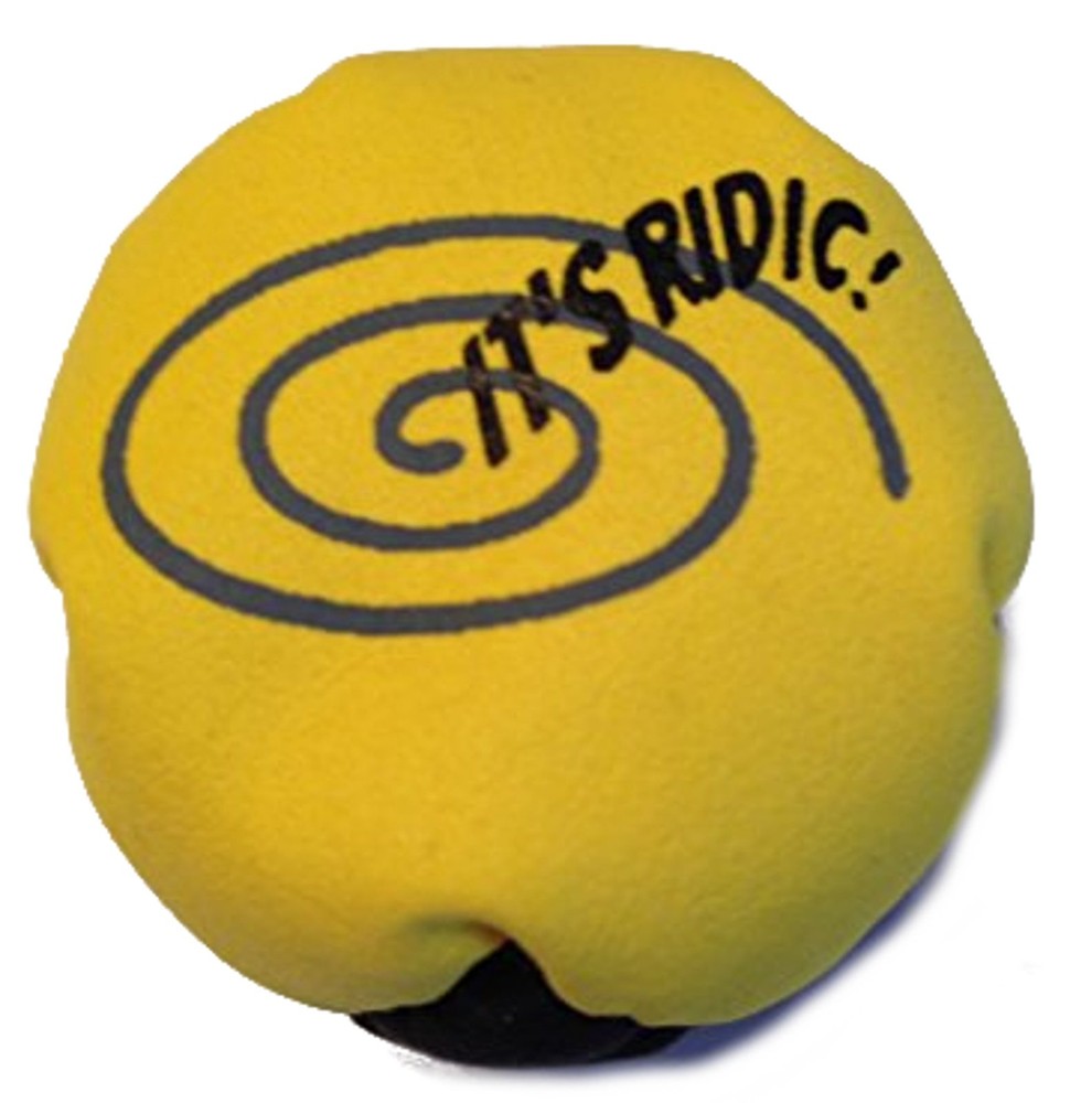 2 Panel Pellet filled Hacky Sack footbag "RECORD Pop"