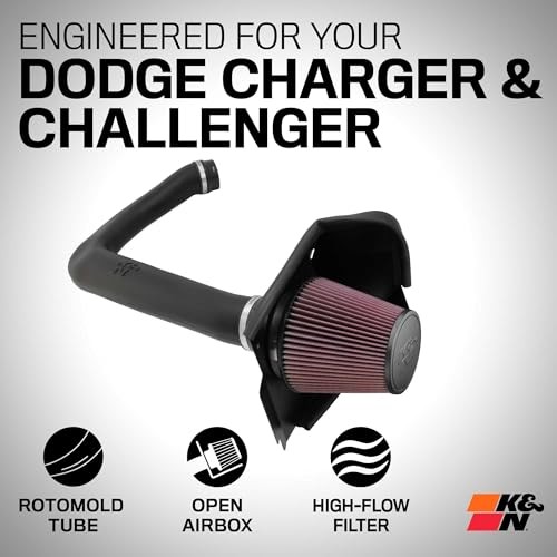 Cold Air Intake System: High-Flow Air Filter, Increase Performance Roto-molded