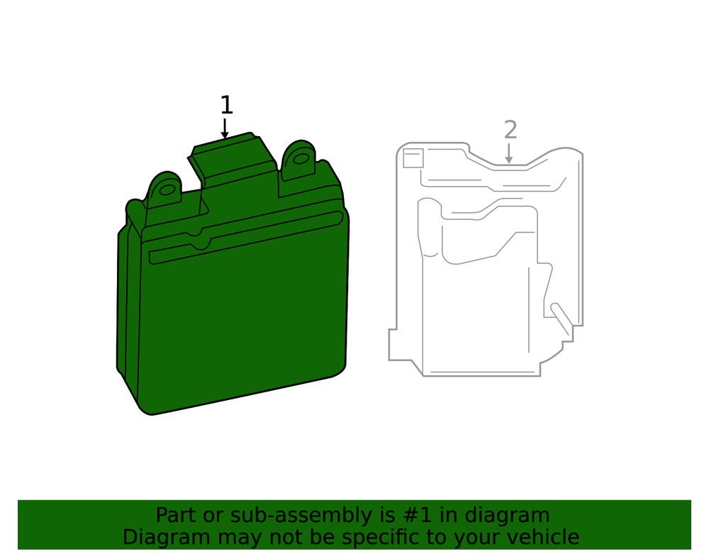 Genuine Ford Blind Spot Detection System Warning Sensor JC3Z14C689D