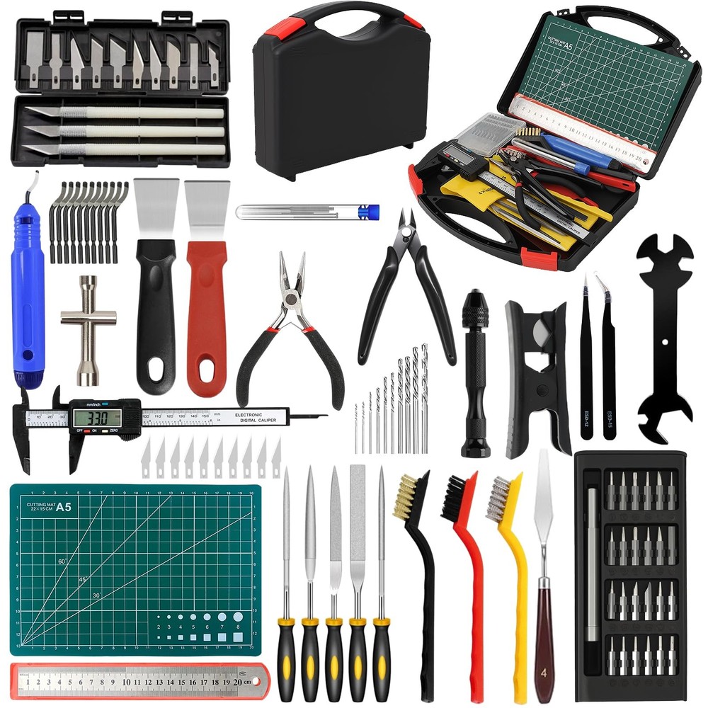 112 PCS 3D Printing Tool Kit, 3D Printer Accessories with Nozzle Cleaning Kit...