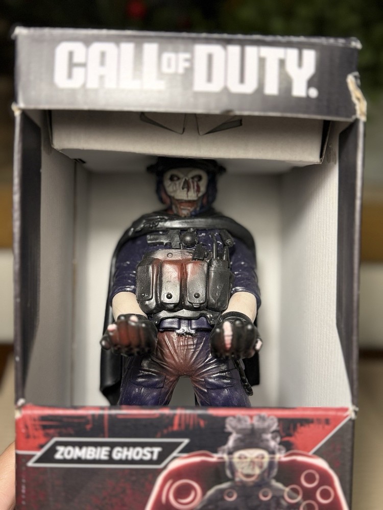 Cable Guys Zombie Ghost Controller & Phone Stand Black Red White