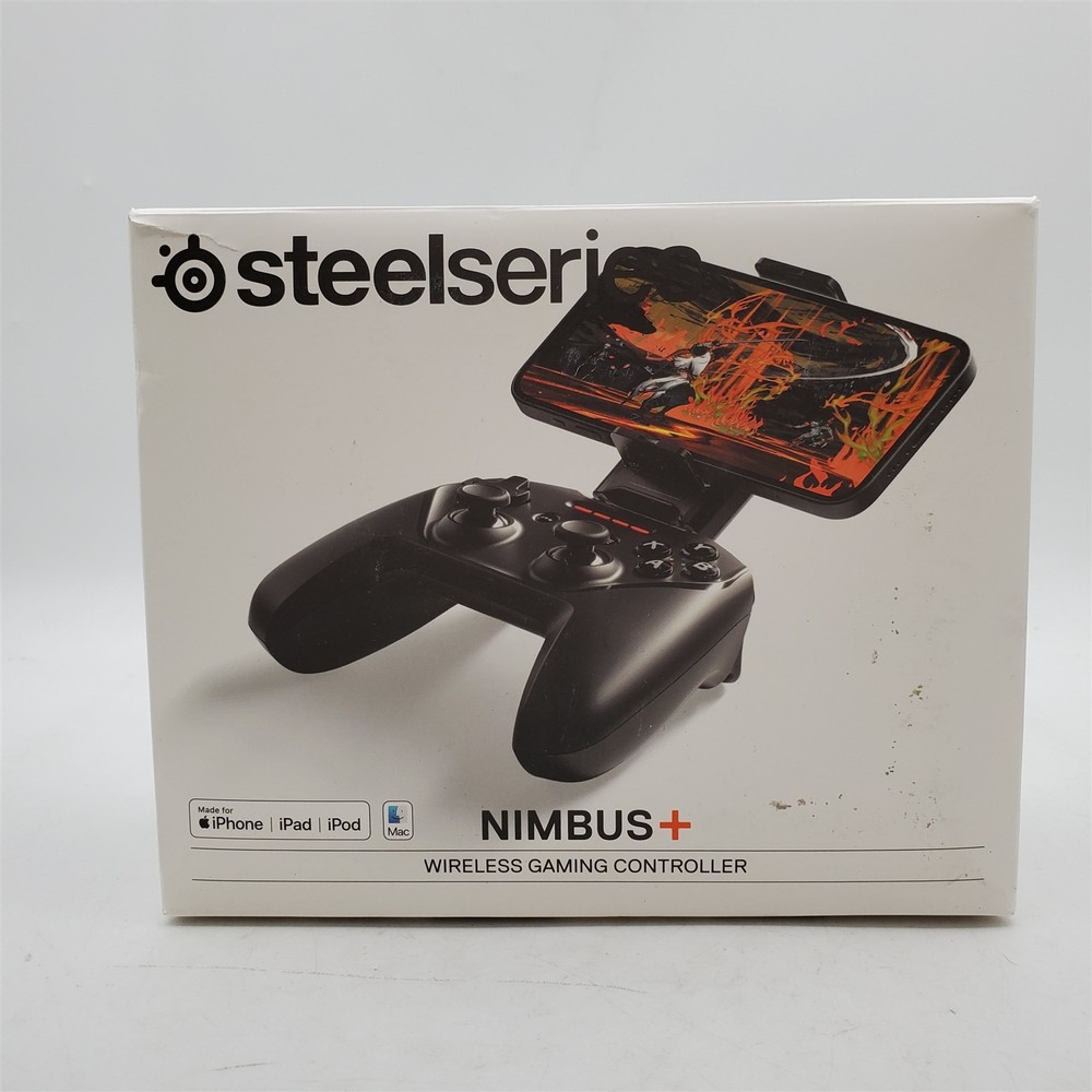 SteelSeries Nimbus+ Bluetooth Mobile Gaming Controller with iPhone Mount