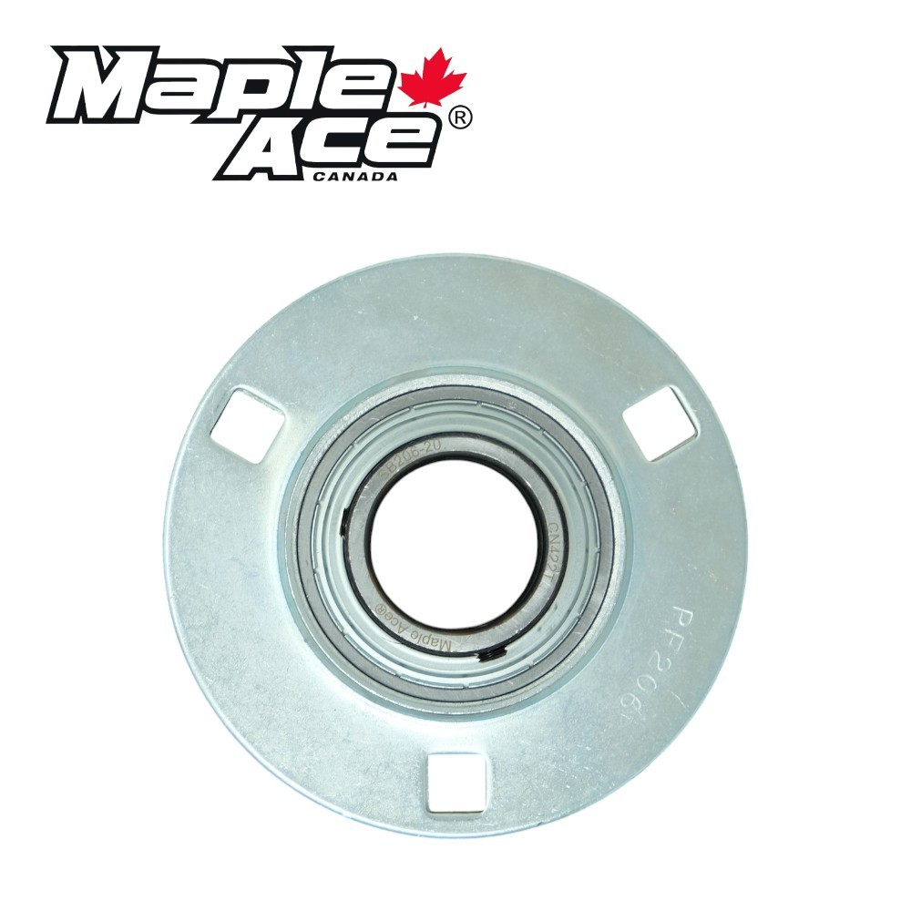 SBPF205-16 Pressed Steel Housing Round Flanged 3-Bolt with Insert Bearing 1"