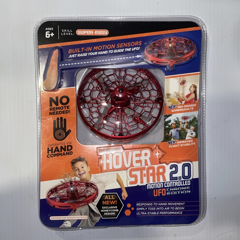 Hover Star 360 Motion Controlled UFO (Red) - NEW