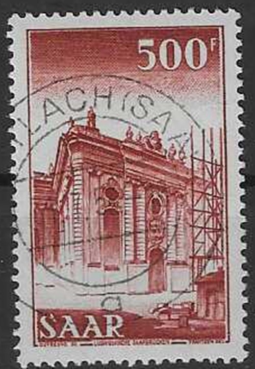Saarland MiNr 337 Used