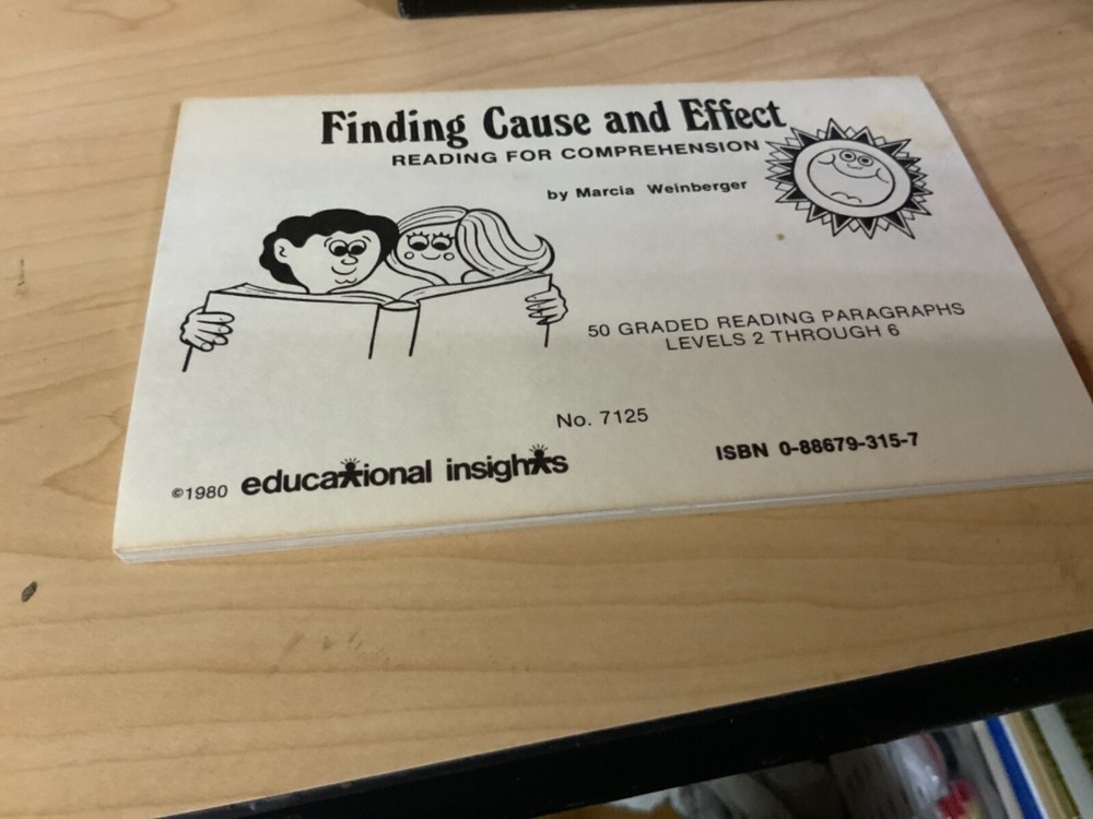 Reading for Comprehension Series - Finding Causes and Effect No. 7125