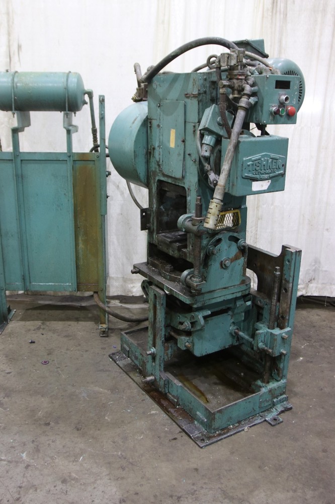 25 TON TISHKEN MODEL #COT-8 CUTOMATIC CUTOFF PRESS: YODER #70958