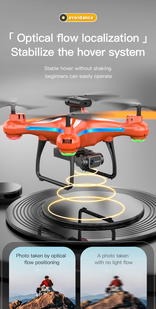 AE11 Drone WIFI FPV Wide Angle 4K HD Dual Camera Obstacle Avoidance Quadcopter