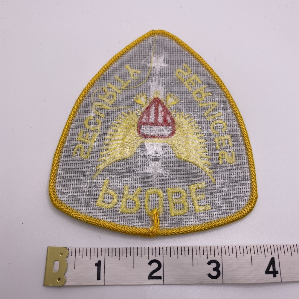 Probe Security Services, Embroidered Patch Crest Emblem