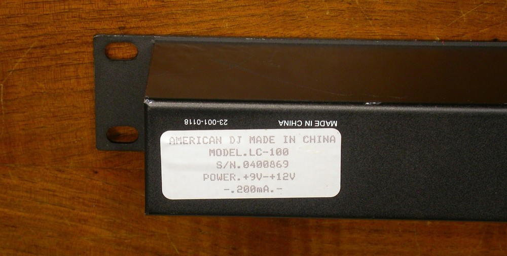 American DJ Light Copilot LC-100 Light Controller Audio/Chasing 8 Channels