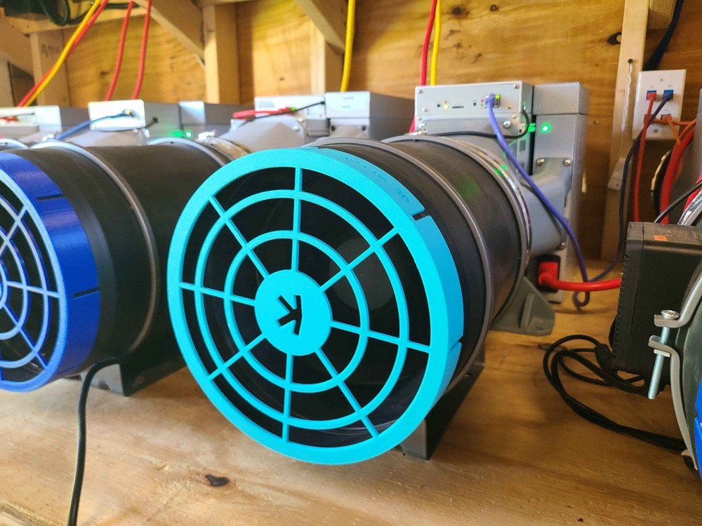 Kaspa Inline Fan Cover 8 Inch