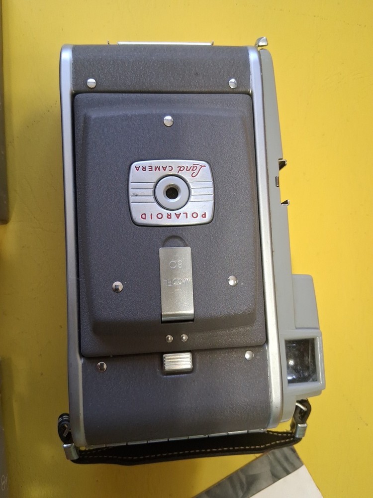 Polaroid Land Camera Model 80 w Box & Instructions (Plus Two 281 Flash Guns)