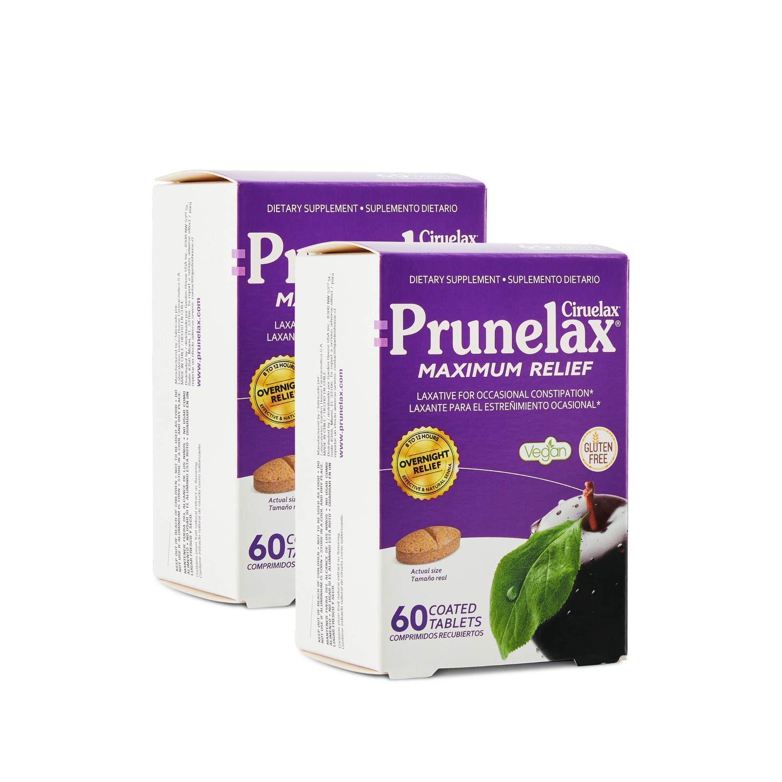 Prunelax Ciruelax Laxative Maximum Relief Tablets for Constipation