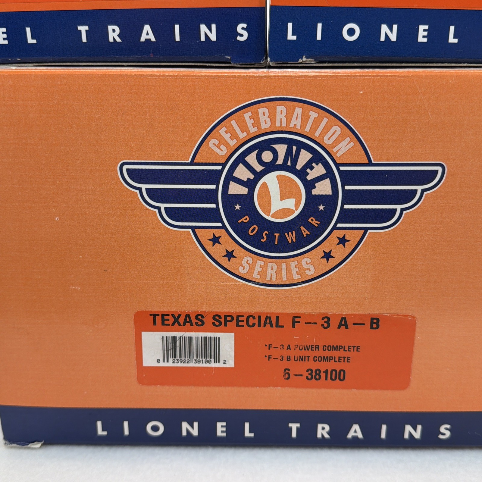 Lionel PWC TMCC 6-38100 Texas Special MKT F-3 AB Diesel Set O Gauge Used 2245 RS