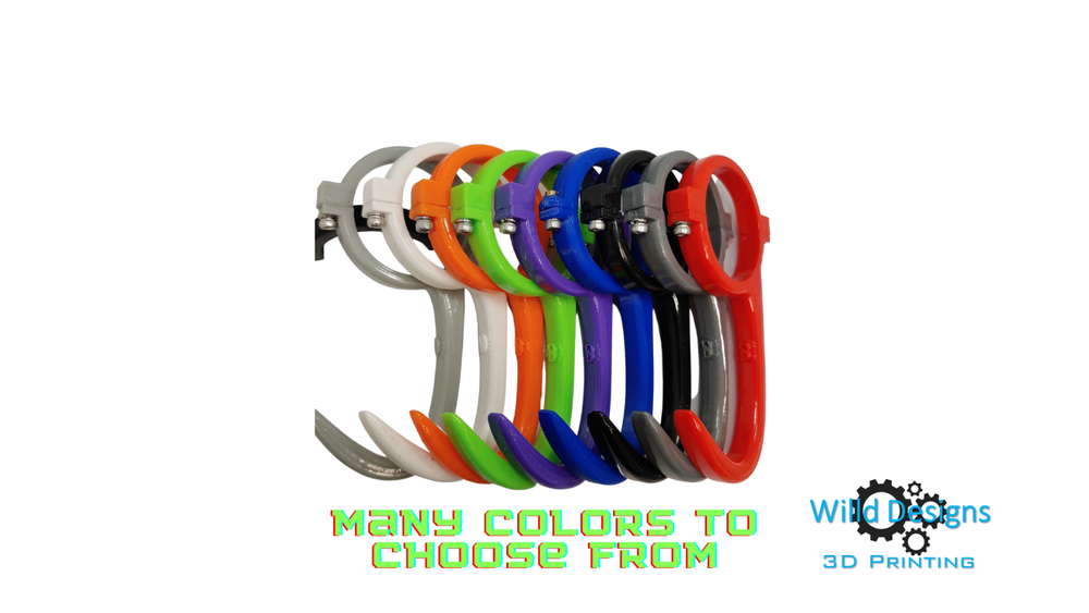 Custom Steering Wheel Cage Hook - 3D Printed | Easy Installation | Multiple Size