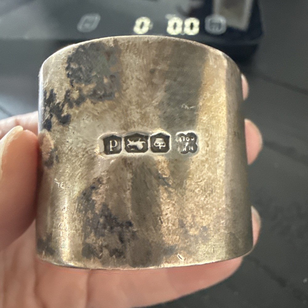 Sterling Silver Napkin Ring Antique