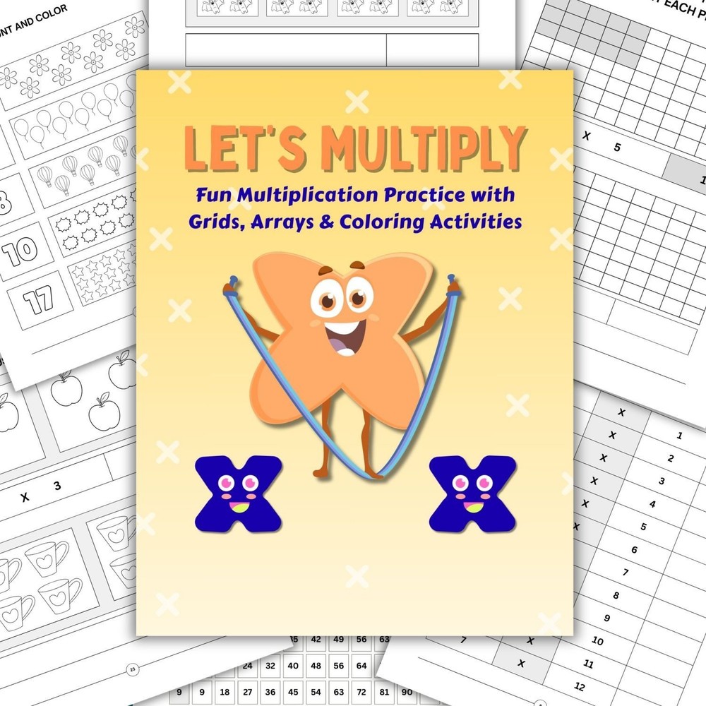 Complete Kids Math Activity Workbook Bundle | Ages 4-9 | Printable Worksheets