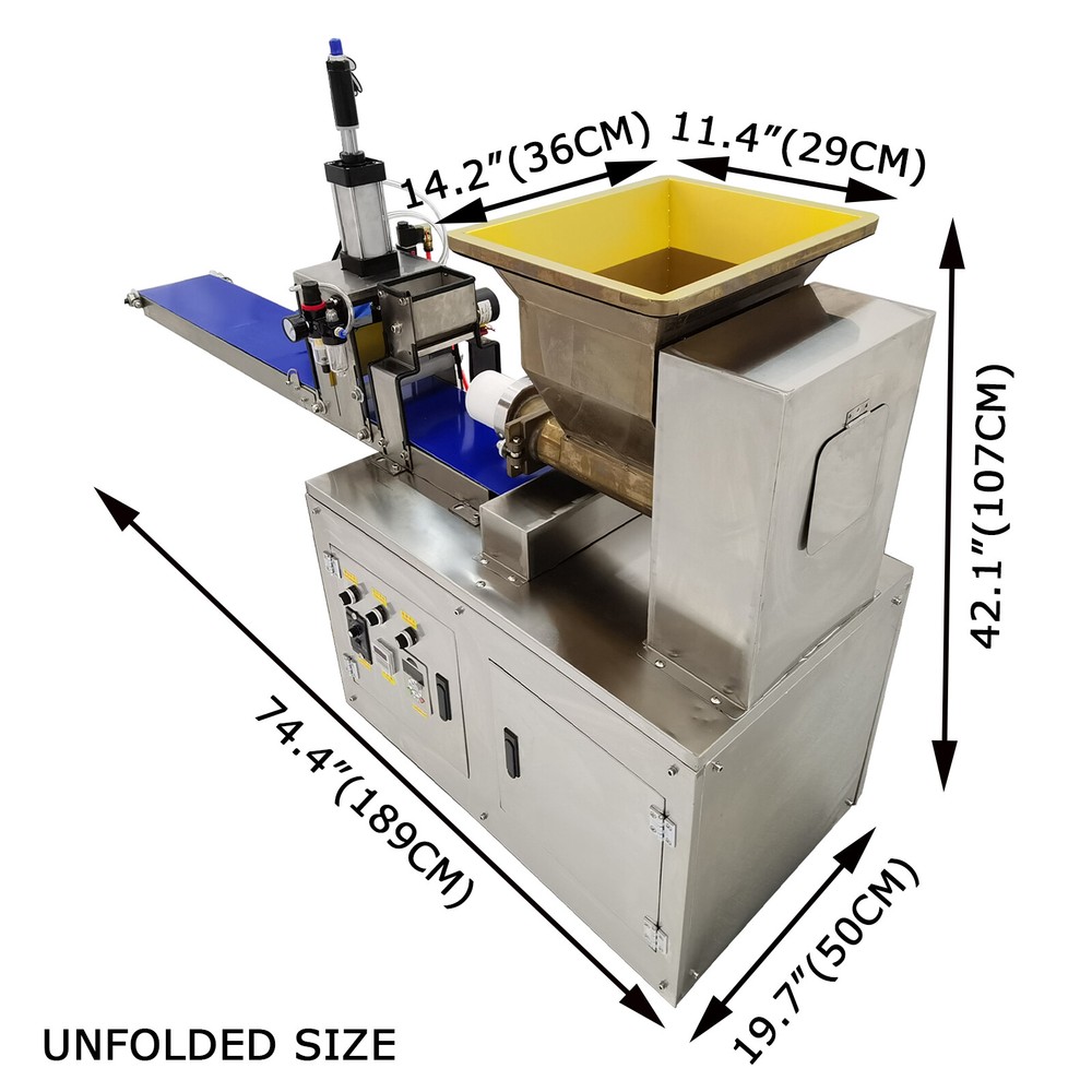 110V Multi-functional Electric Dough Quantitative Dividing/Cutting Machine 750W