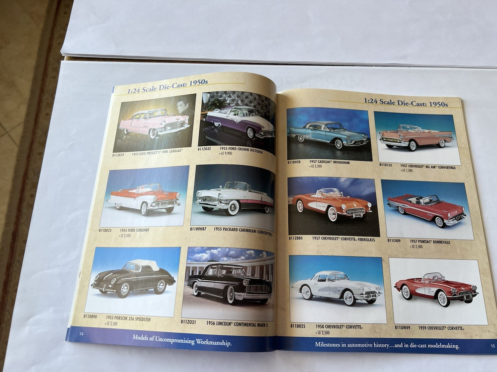 2005 FRANKLIN MINT Die-Cast Precision Replicas Catalog