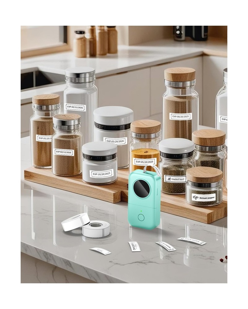 Phomemo Label Maker Machine with Tape, D30 Mini Bluetooth Label... FAST USA SHIP
