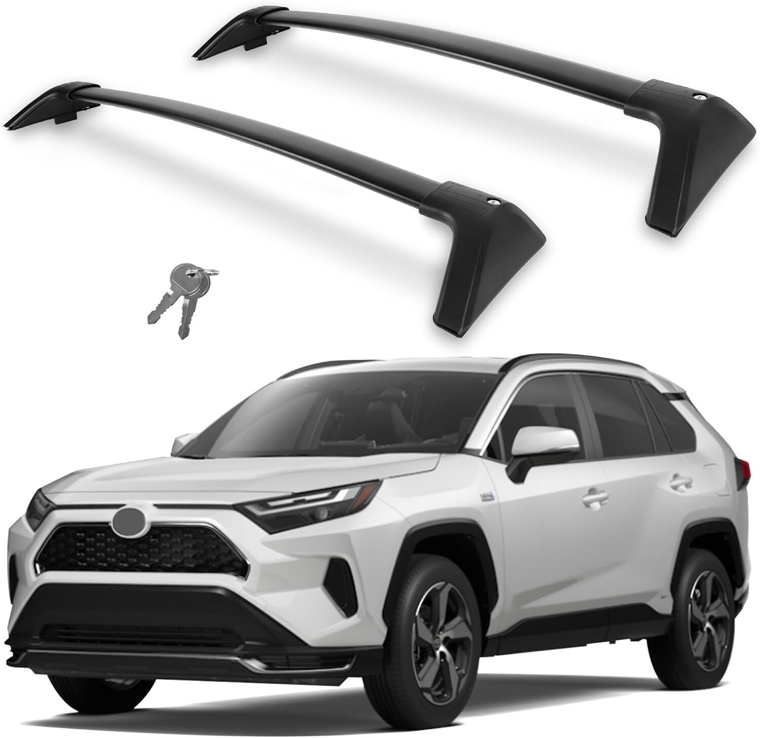 2PCS Roof Rack Top Cross Bars Luggage Carrier For 2013-2024 Toyota Rav4
